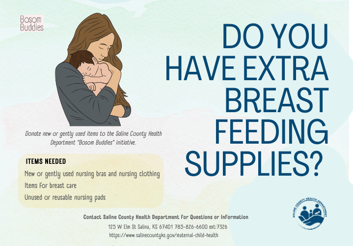 Health Department looking for 'Bosom Buddies' - News Image